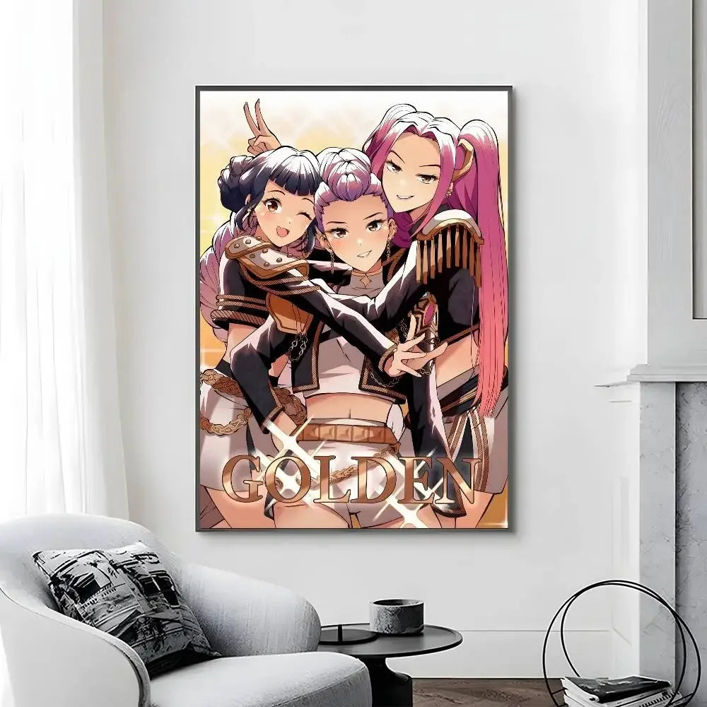 Affiche KPop Demon Hunters – Poster Déco