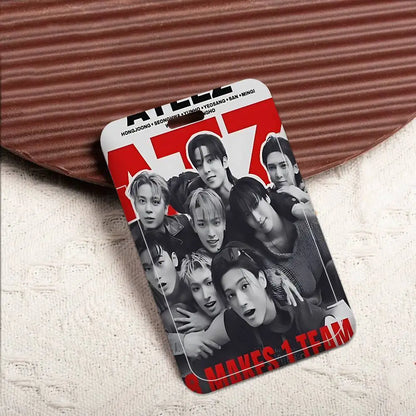 ATEEZ Porte-Badge K-pop avec Lanière – Porte-Carte ID Fans Collection