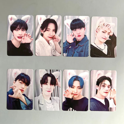 Photocards Ateez THE WORLD EP.2 OUTLAW – cartes selfie Kpop des membres du groupe Ateez