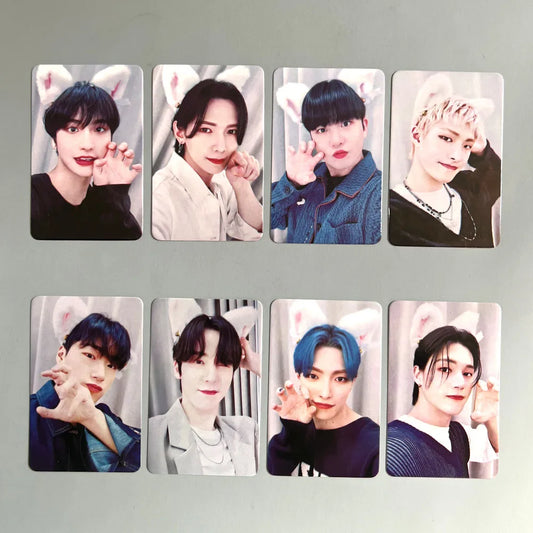 Photocards Ateez THE WORLD EP.2 OUTLAW – cartes selfie Kpop des membres du groupe Ateez