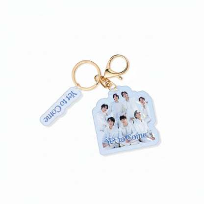 Porte cles BTS Yet To Come kpop merch acrylique avec photo du groupe accessoire fan membre BTS