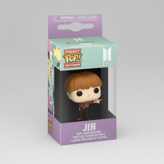 Porte cles figurine Jin BTS pocket pop kpop merch mini figurine vinyl accessoire fan