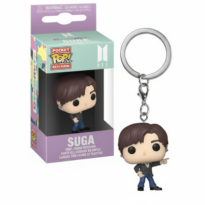 Porte cles figurine Suga BTS pocket pop kpop merch mini figurine vinyl accessoire fan