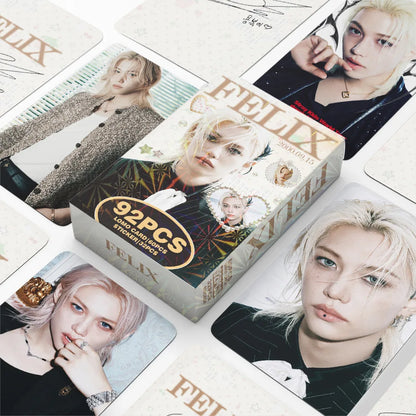 Photocards Felix Stray Kids lot 92 cartes Kpop collection fan
