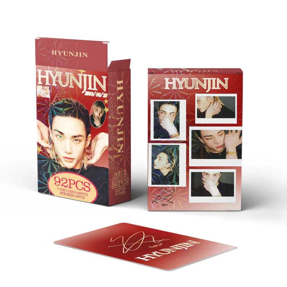 Set de 92 photocards Hyunjin Stray Kids cartes Kpop collection fan