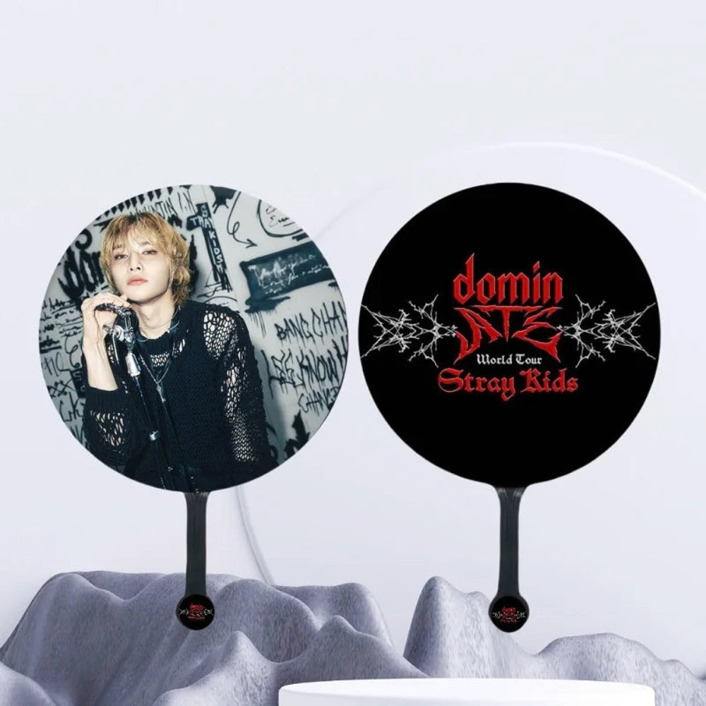 Stray Kids Hyunjin DominATE World Tour K-pop hand fan merch