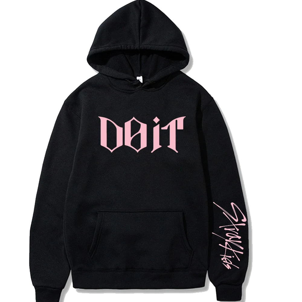 Stray Kids ODD K-pop hoodie black fan merch