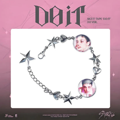Stray Kids SKZ Do It K-pop bracelet fan merch star charm bracelet with member photo