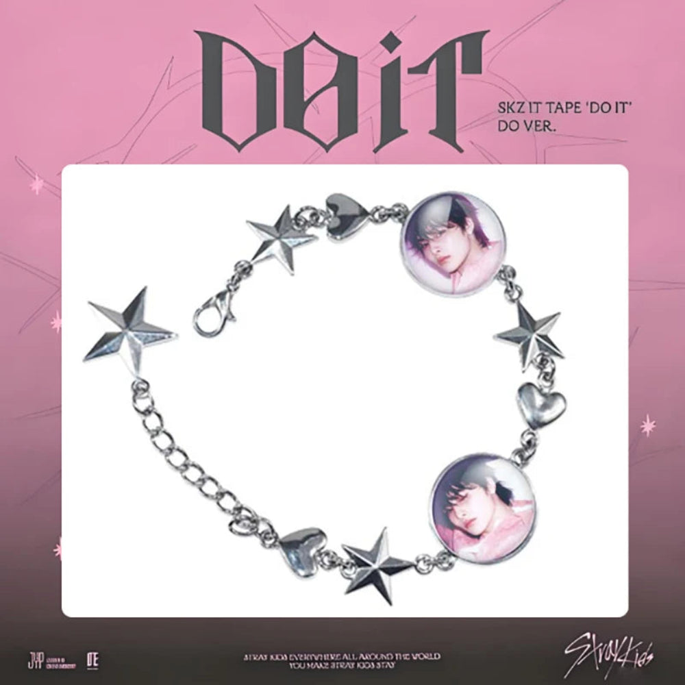 Stray Kids Han K-pop bracelet SKZ Do It fan merch star charm bracelet