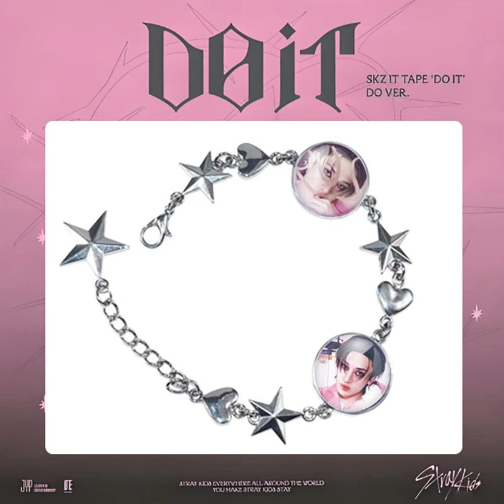 Stray Kids Hyunjin K-pop bracelet SKZ Do It fan merch star charm bracelet