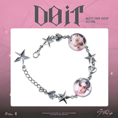 Stray Kids Hyunjin K-pop bracelet SKZ Do It fan merch star charm bracelet