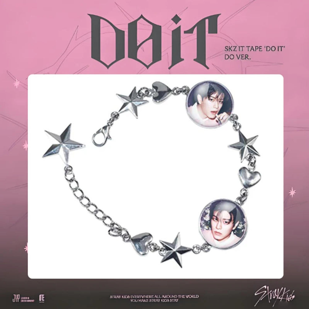 Stray Kids SKZ Do It bracelet K-pop fan merch star charm bracelet